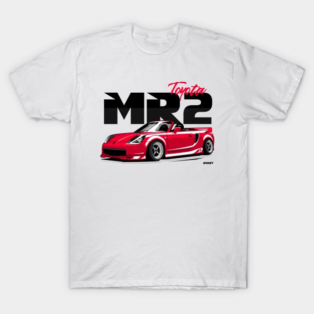 MR2 ON WORK WHEELS T-Shirt by shketdesign